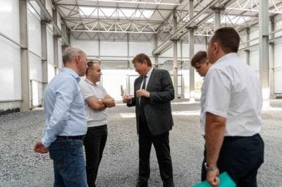 Встреча руководства завода БОНУМ с главой администрации Аксайского района 